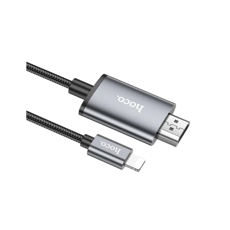 کابل تبدیل LIGHTNING به HDMI هوکو UA27 | کابل تصویر HOCO — تصویر ۵