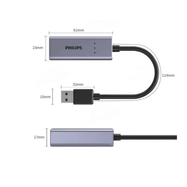 USB کارت شبکه فیلیپس SWR1609H/93 | کارت شبکه USB Philips — تصویر ۲