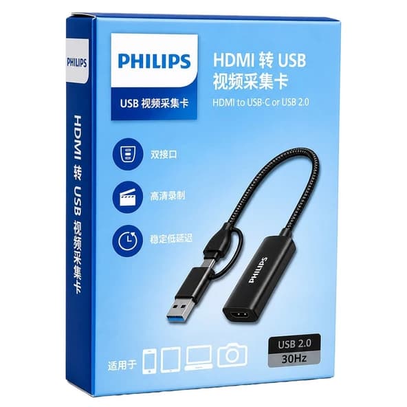 تبدیل تایپ سی فیلیپس TYPE-C/USB به HDMI مدل SWR1650F/93 — تصویر ۲