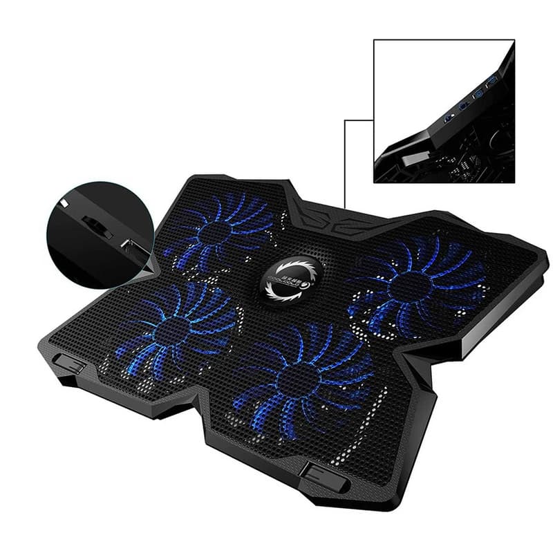 پایه خنک کننده کول کلد K25 Pro | کول پد لپ تاپ حرفه‌ای — تصویر ۴
