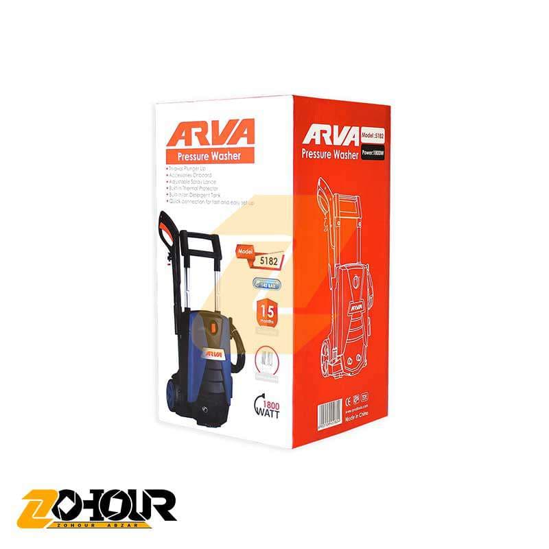 کارواش خانگی آروا ذغالی 145 بار 1800 وات مدل Arva 5182 — تصویر ۵