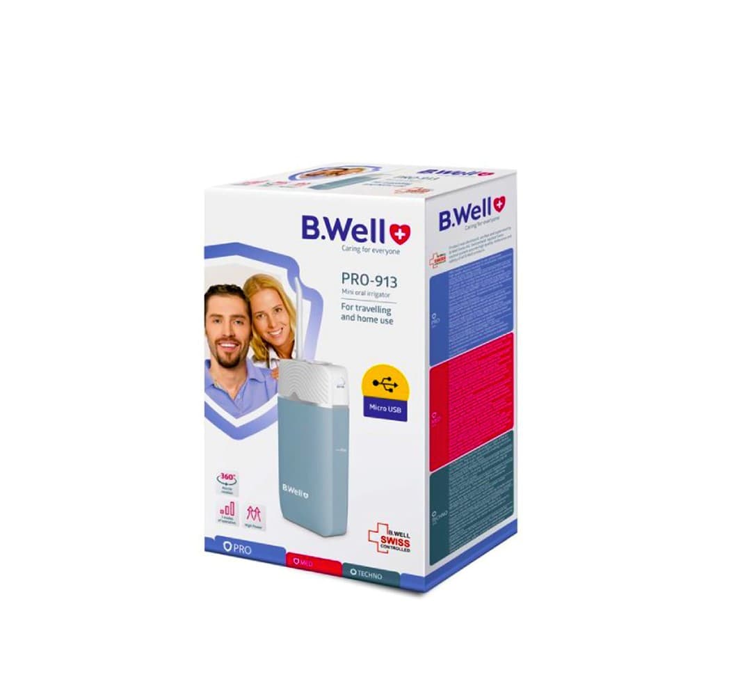 واترجت دندان B.Well مدل Pro-913 (شارژی)(اوریجینال + گارانتی اصلی) — تصویر ۲