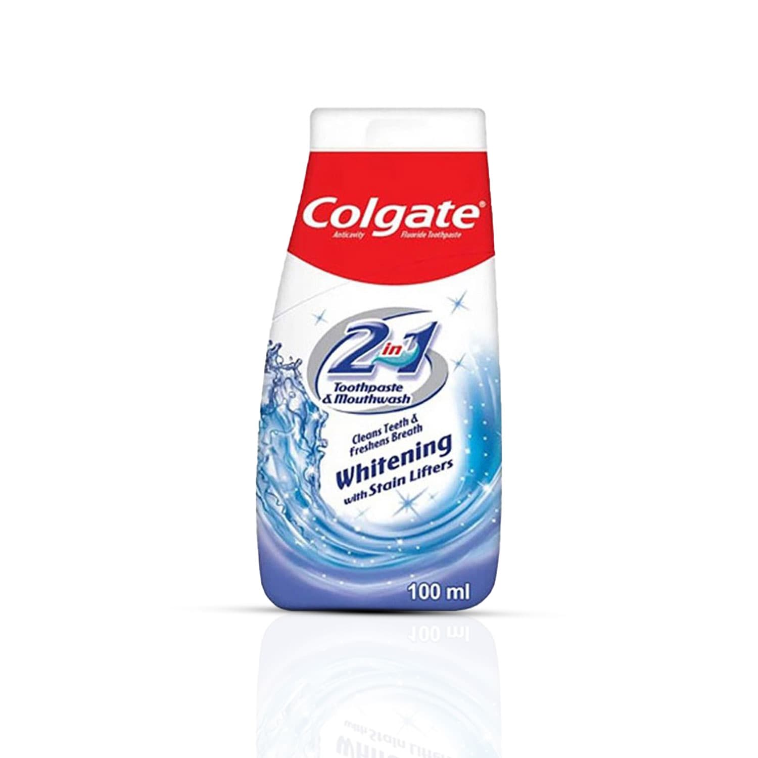 خمیر دندان و دهان شویه ۲در ۱ کلگیت Colgate مدل Whitening