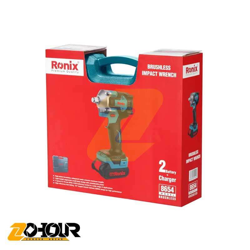 آچار بکس شارژی رونیکس 20 ولت مدل Ronix 8654 — تصویر ۶