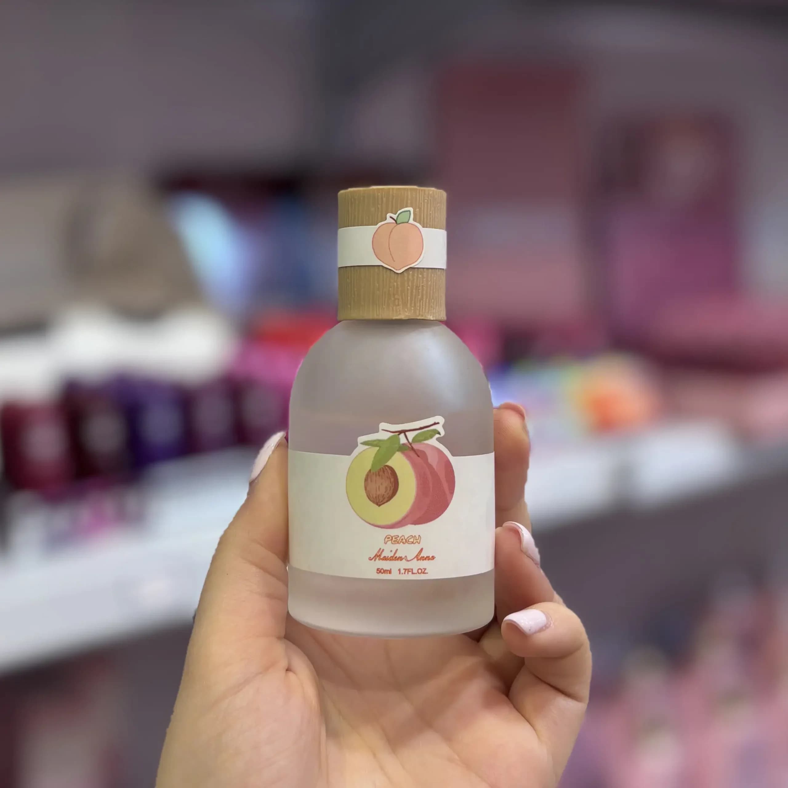 عطر بیکینی درب چوبی 50 میل میدن آنا مدل هلو (اصل)