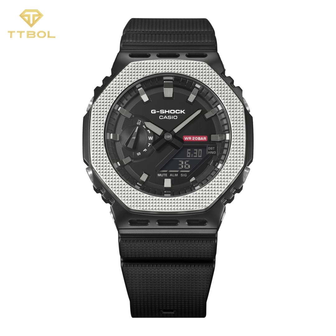 ساعت مچی مردانه کاسیو جیشاک CASIO G-SHOCK GM-2100BM-1ADR — تصویر ۵