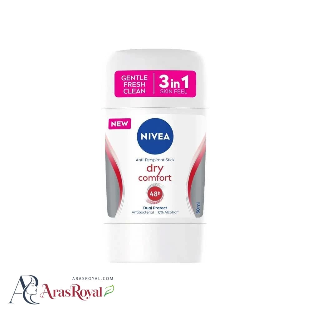 مام صابونی نیوا زنانه مدل Dry Comfort حجم 50 میل — تصویر ۴