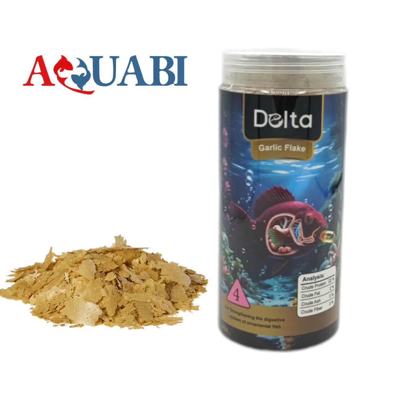 غذای ماهی فلیک سیر دلتا 100gr — تصویر ۲
