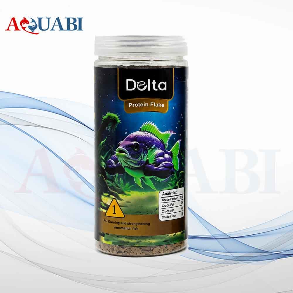 غذای ماهی فلیک پروتئین دلتا 100gr