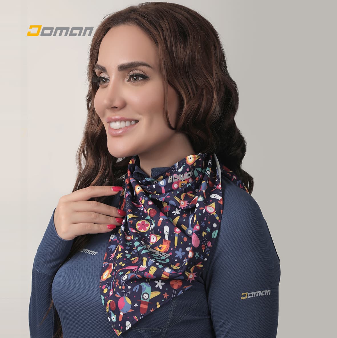 روسری دستمال سر دومان زنانه و مردانه — تصویر ۲