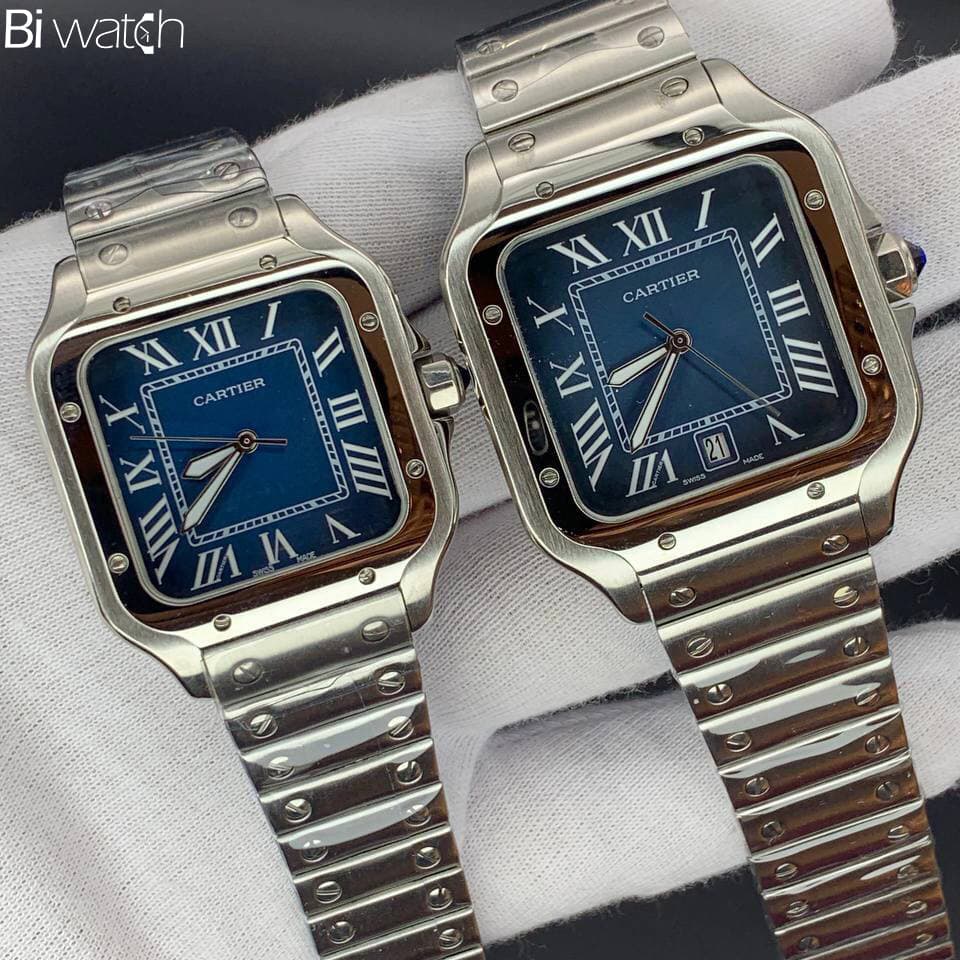 ساعت مچی ست کارتیر مدل Cartier Santos 4753C — تصویر ۲
