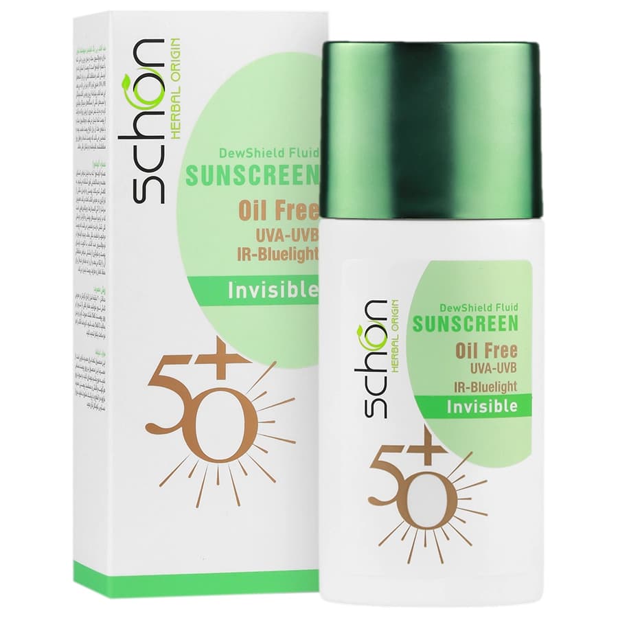 فلوئید ضد آفتاب بی رنگ دیووشیلد SPF50 شون 50 میلی لیتر — تصویر ۲
