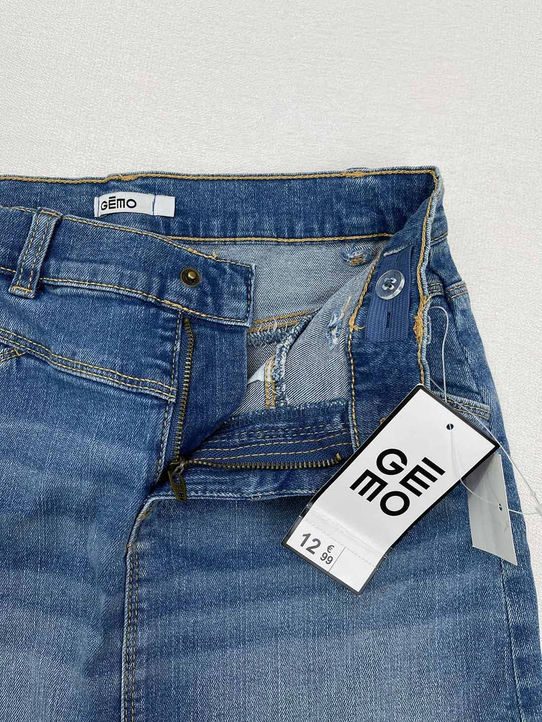 دامن جین دخترانه برند جیمو کد A4264 — تصویر ۴