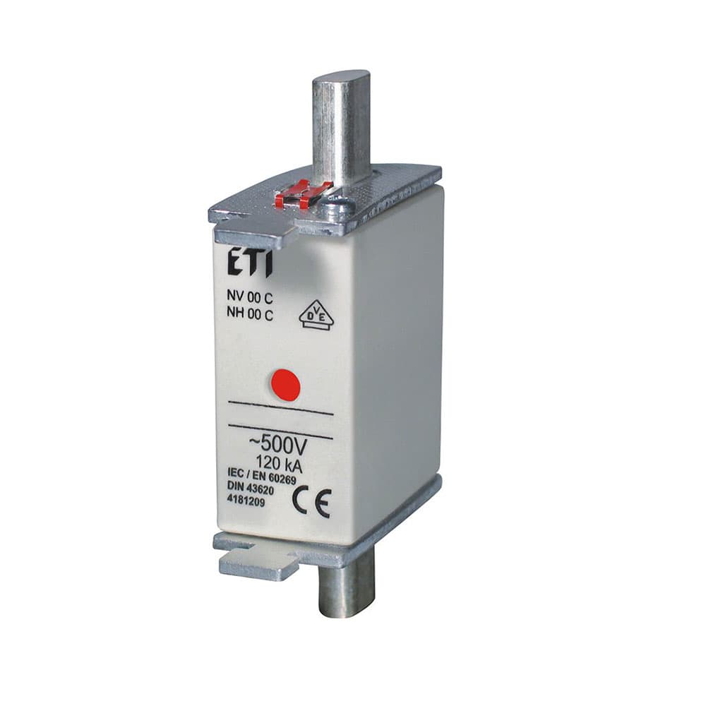 فیوز کاردی با نشانگر 4 آمپر ETI سری NH/NV 00C
