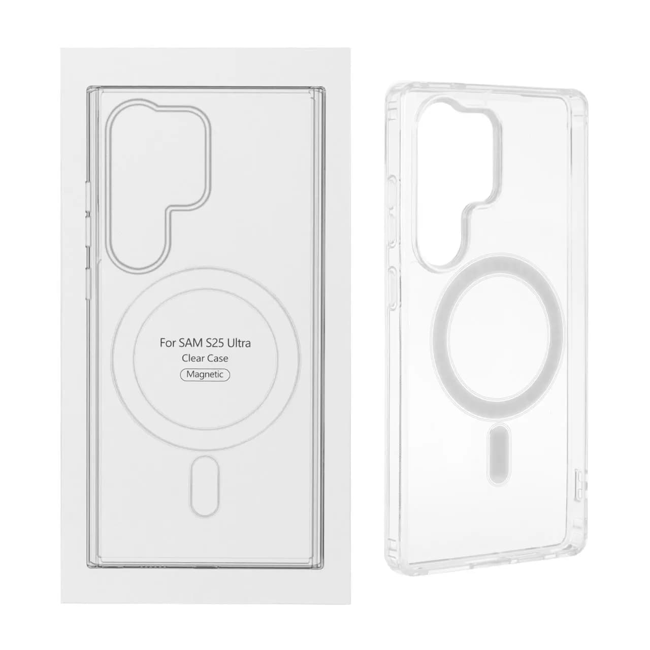 قاب شفاف Samsung Galaxy S25 Ultra با قابلیت شارژ MagSafe — تصویر ۴