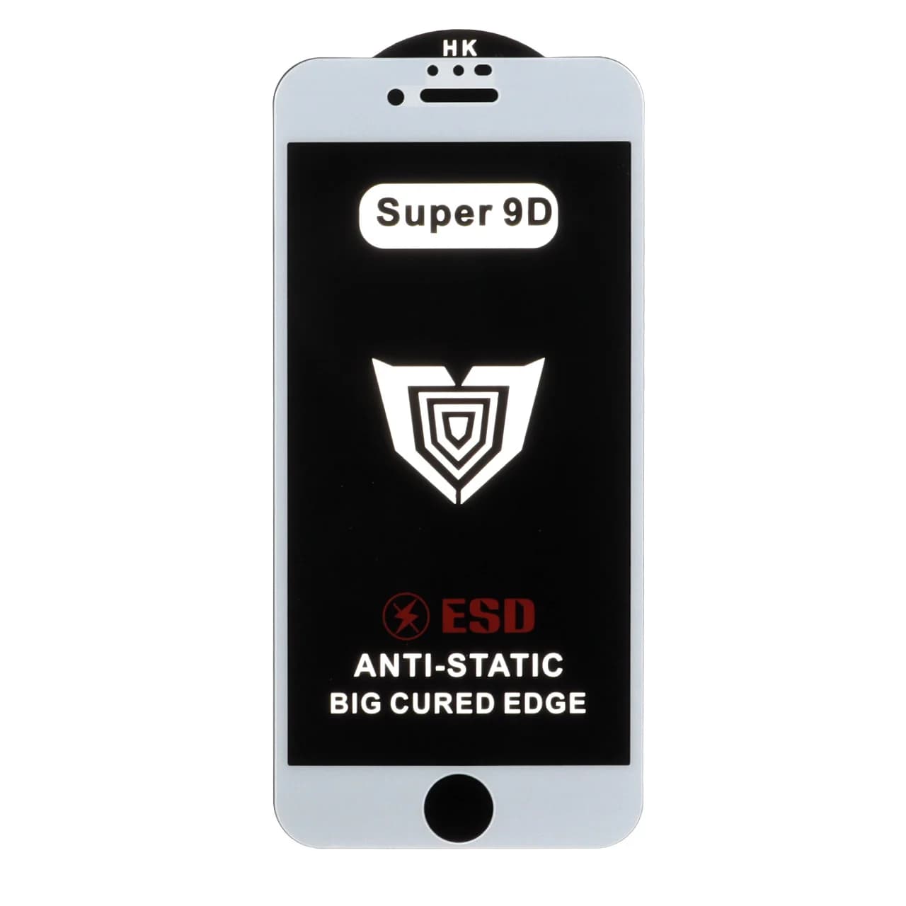 محافظ صفحه نمایش شیشه ای Full Cover ESD Anti Static – Super 9D مدل Apple iPhone 6 / iPhone 6S / iPhone 7 / iPhone 8 / iPhone SE 2020 — تصویر ۲