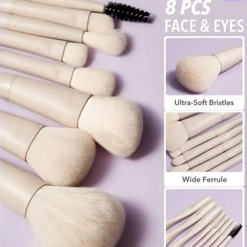 ست براش 8 عددی چشم و صورت شیگلم مدل Pro Core — تصویر ۹
