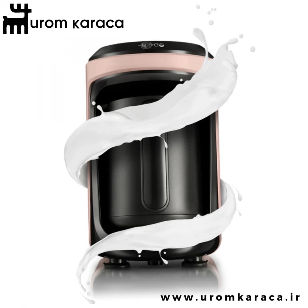 قهوه ساز ترک کاراجا هاتیر هوپس آروما Hatır Hups Aroma صورتی روشن — تصویر ۲