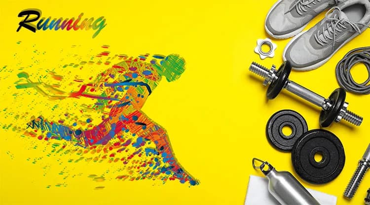 پوستر ورزشی باشگاه بدنسازی