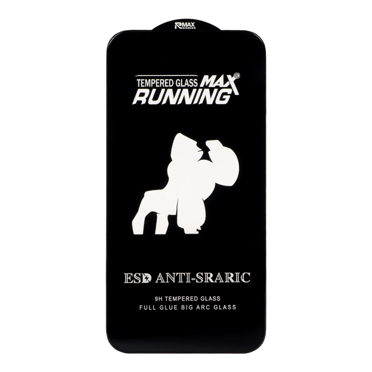 محافظ صفحه نمایش شیشه ای Running Max ESD مدل Apple iPhone 13 / iPhone 13 Pro / iPhone 14 / 16e (بدون پک)