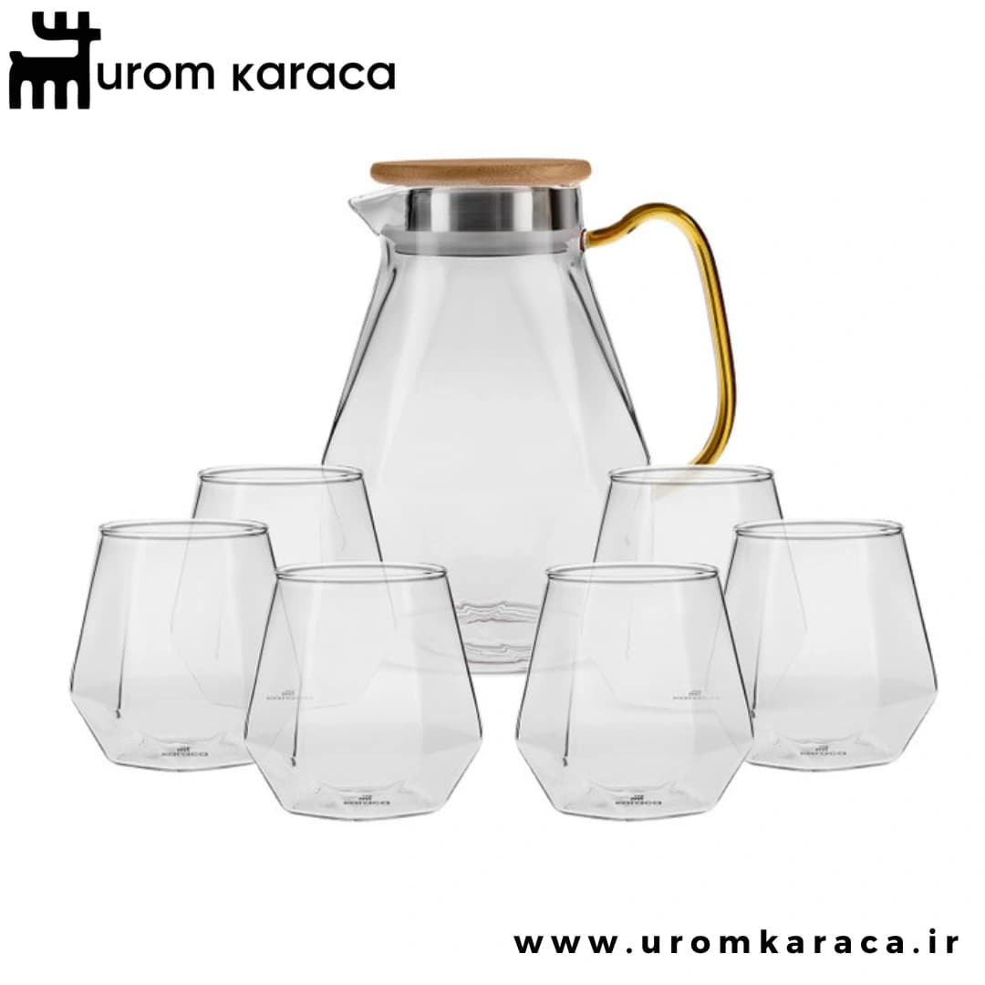 ست لیوان و پارچ 7 پارچه کاراجا Savona