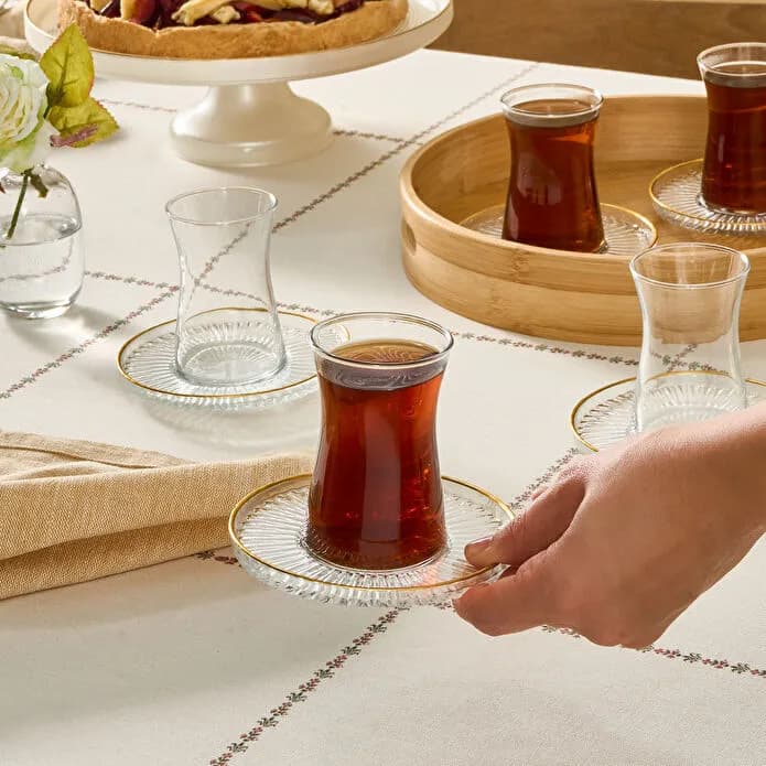 سرویس چای خوری 12 پارچه 6 نفره کاراجا Nilufer — تصویر ۴