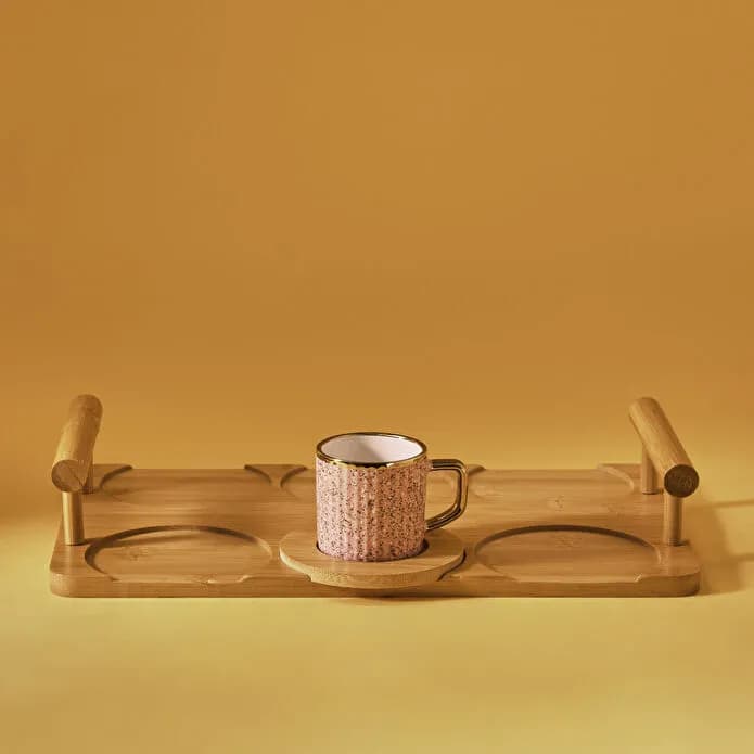 سرویس قهوه خوری ۶ نفره کاراجا Bambu چند رنگ 90 میلی — تصویر ۵