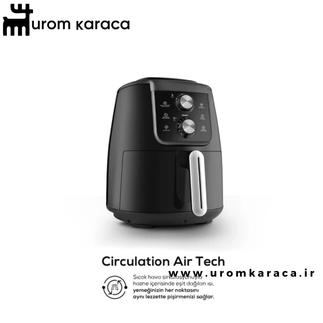 هواپز و سرخ کن کاراجا Air Pro Cook Manuel XL مشکی — تصویر ۴