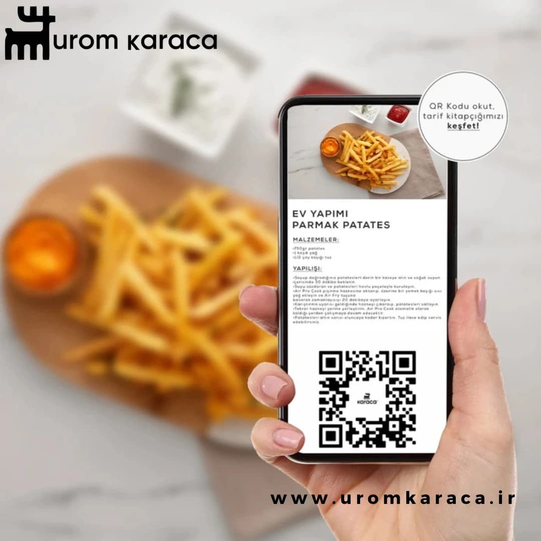 هواپز و سرخ کن کاراجا Air Pro Cook Manuel XL مشکی — تصویر ۷