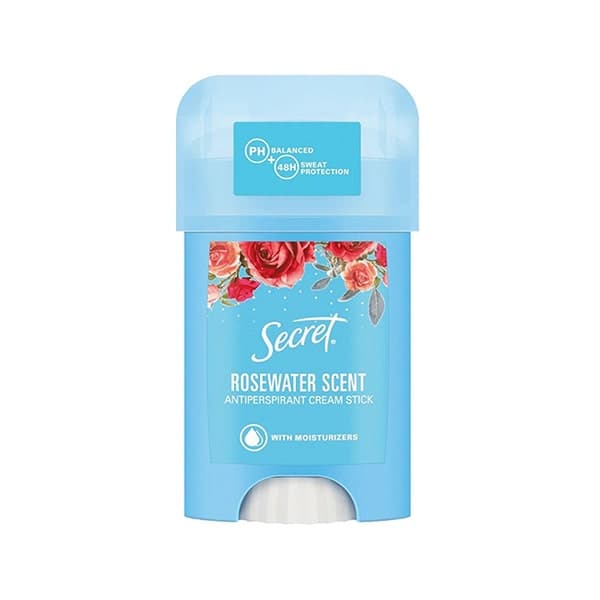 مام استیک سکرت کرمی رایحه گل رُز (Rosewater) 40گرم