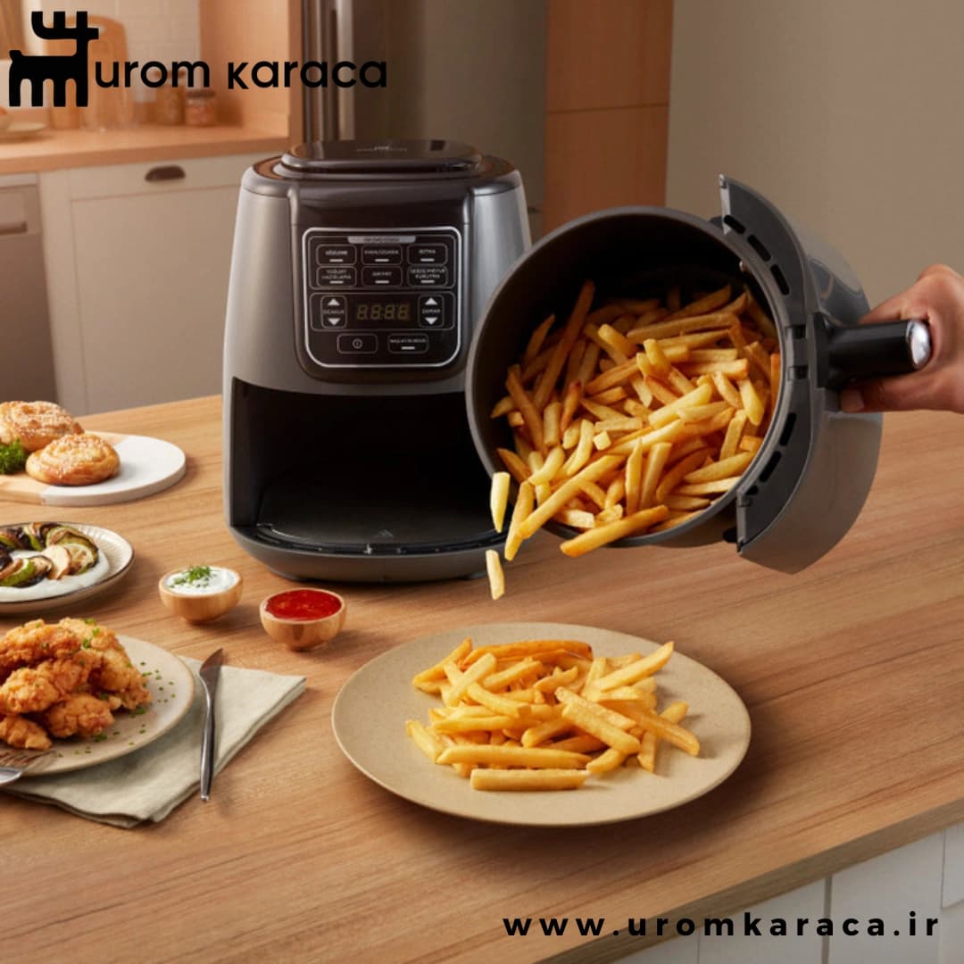 هواپز وسرخ کن کاراجا‌ Air pro cook köz Xl کرم — تصویر ۸