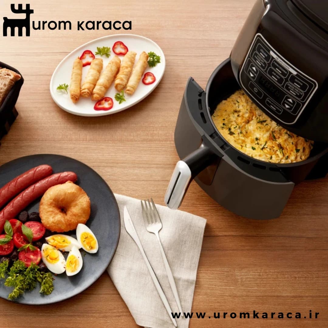 هواپز وسرخ کن کاراجا‌ Air pro cook köz Xl کرم — تصویر ۶