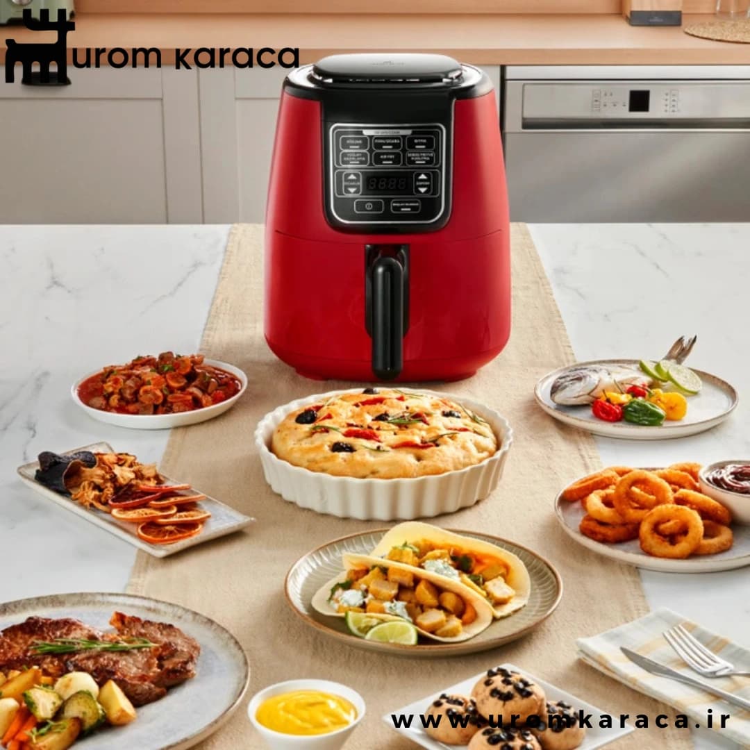 هواپز وسرخ کن کاراجا‌ Air pro cook köz Xl کرم — تصویر ۵