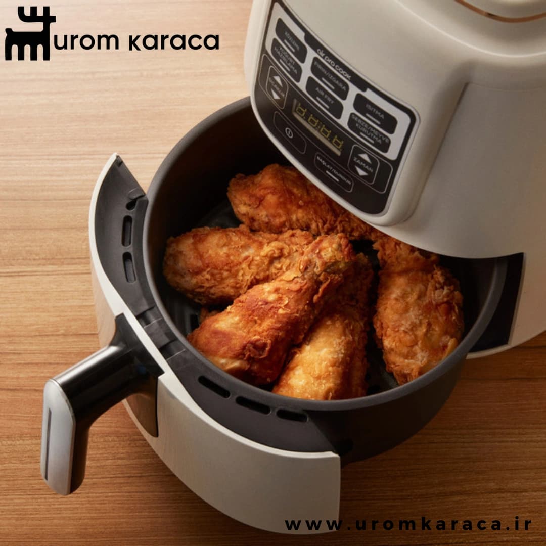 هواپز وسرخ کن کاراجا‌ Air pro cook köz Xl کرم — تصویر ۷