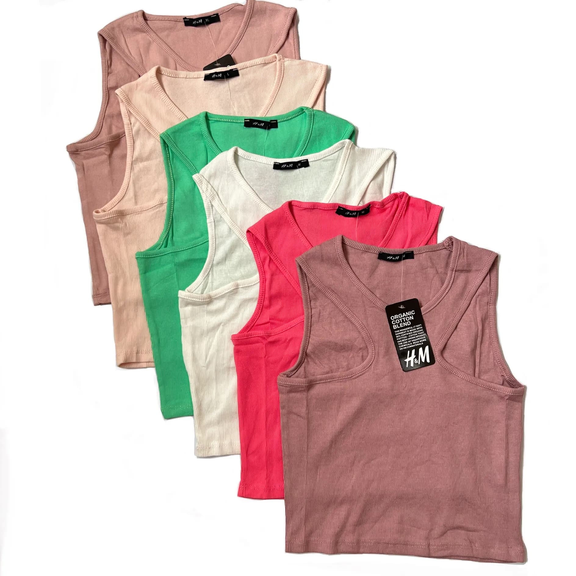 کراپ تاپ زنانه H&M وارداتی