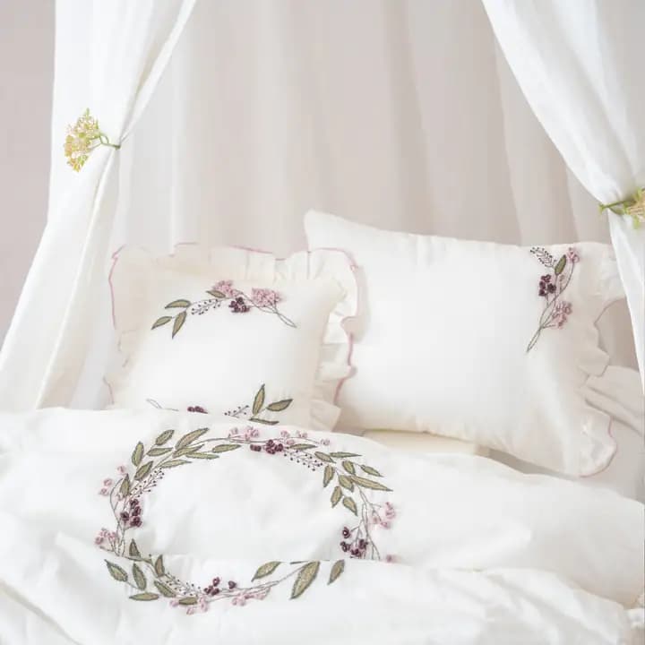 سرویس ملحفه نوزادی Olivia برند ecocotton — تصویر ۳