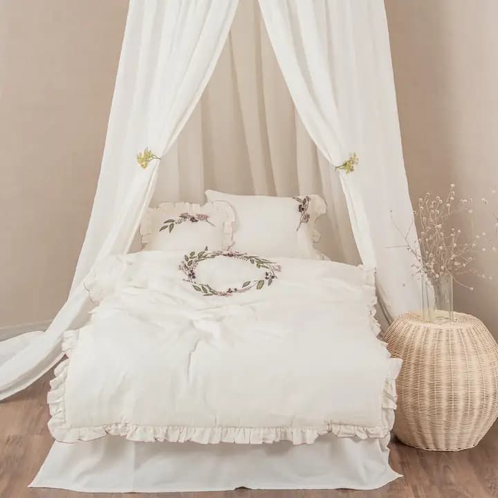 سرویس ملحفه نوزادی Olivia برند ecocotton