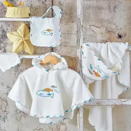 حوله 4 تکه نوزادی Dodo برند ecocotton