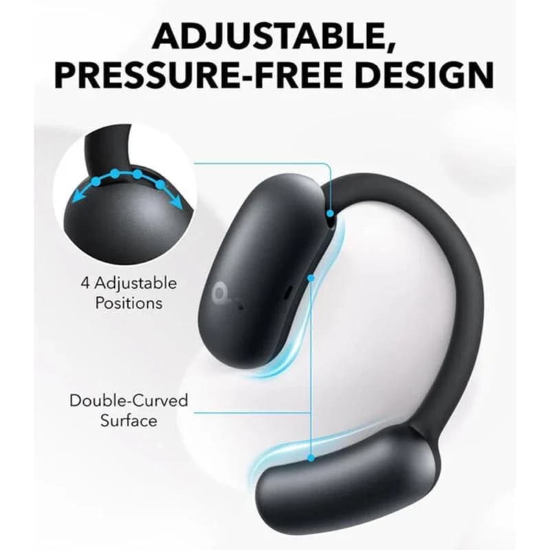 ایربادز بی سیم ANKER مدل AeroFit 2 A3874H12 – مشکی (گارانتی شش ماهه) — تصویر ۳