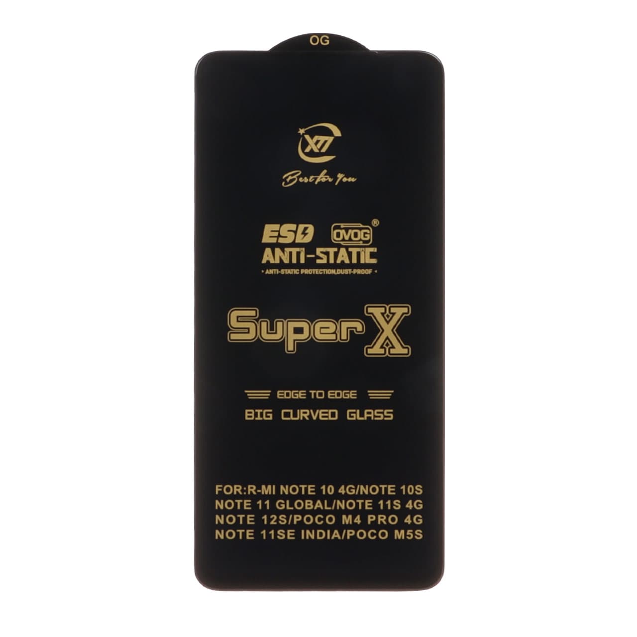 محافظ تمام صفحه SUPER X برند OVOGمناسب XIAOMI NOTE 13/NOTE 10PRO/NOTE 11PRO/NOTE 11 PRO +5G/13T