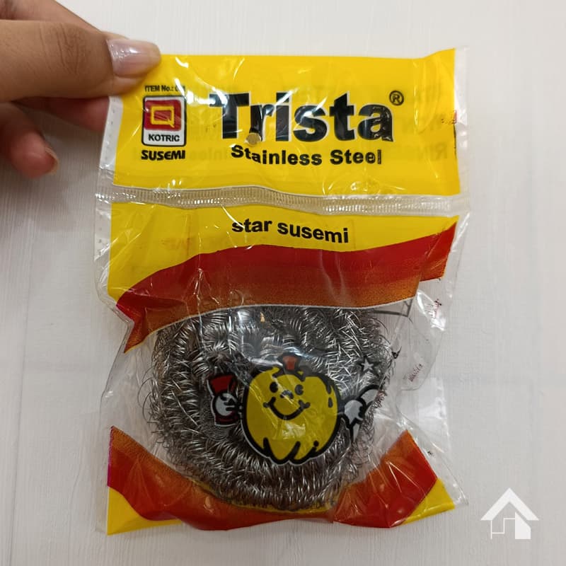 سیم ظرفشویی تری استار (Tristar) استیل ضدزنگ — تصویر ۴