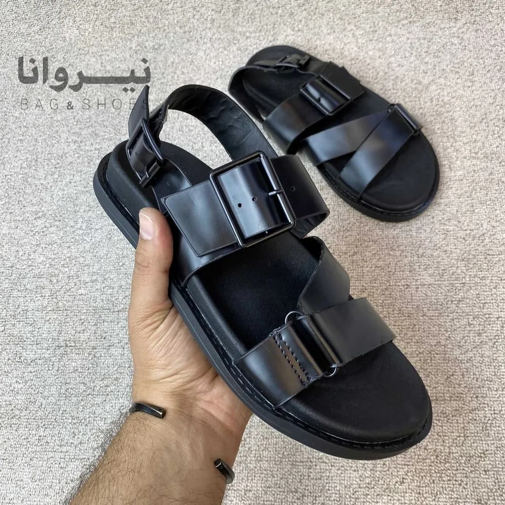 صندل زنانه چرمی رکابدار زارا
