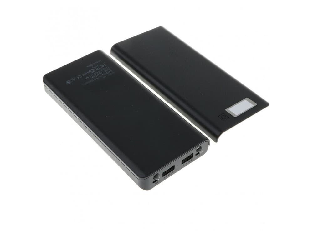 کیس پاوربانک 30000mAh دو خروجی USB به همراه نمایشگر و برد 8 باتری مدل A8 — تصویر ۳