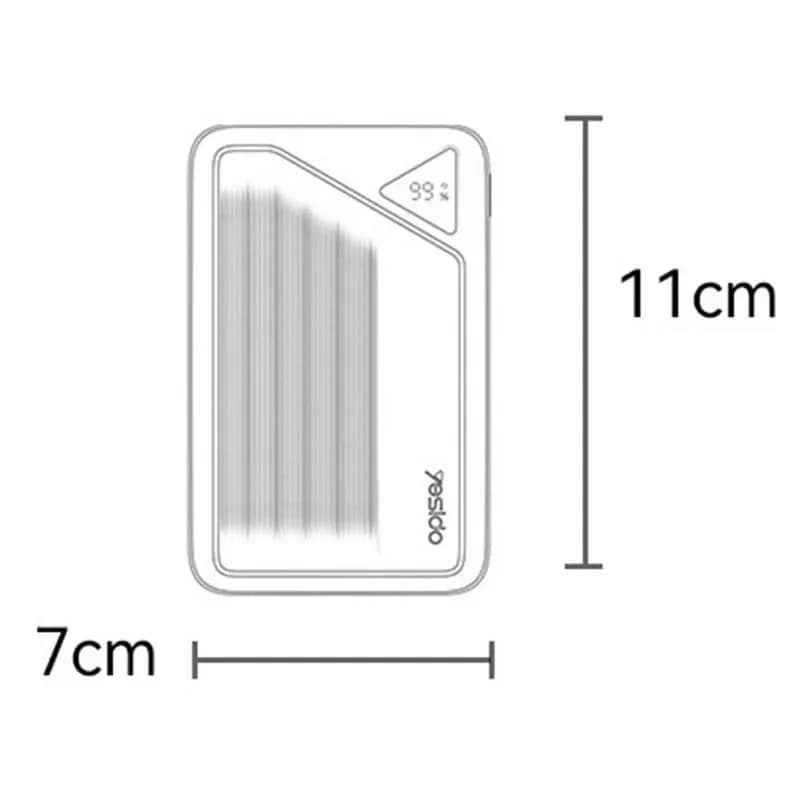 پاوربانک PD و فست شارژ Yesido 20000mAh مدل YP85 22.5W — تصویر ۸
