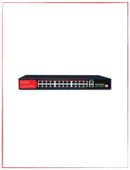 سوئیچ شبکه POE (24 پورت صد و 2 پورت گیگ)EL-1SB2422GP-320W (V2)