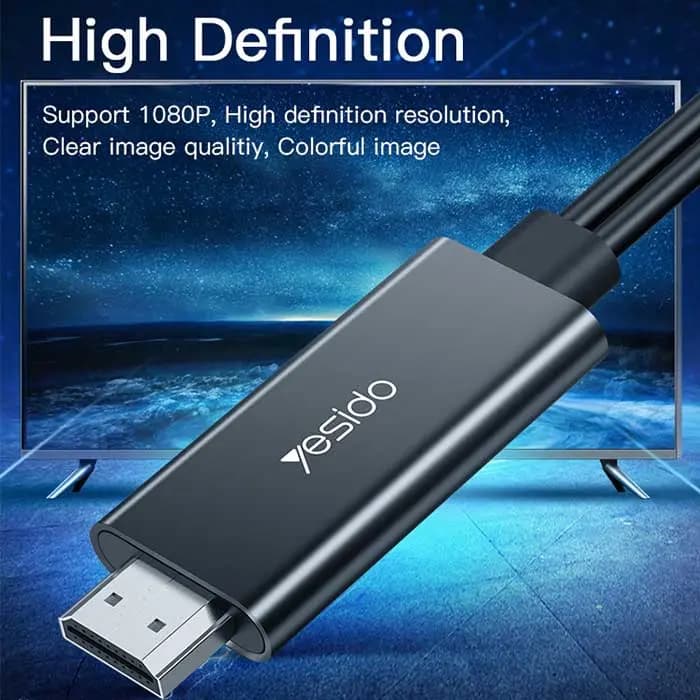 کابل آیفونی HDMI یسیدو مدل YESIDO HM04 — تصویر ۵