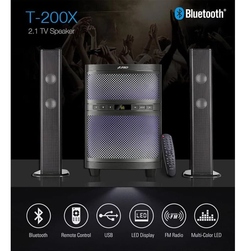 اسپیکر بلوتوثی فندا مدل F&D T200x | T200x — تصویر ۲