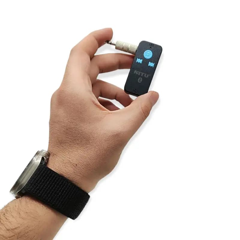 دانگل بلوتوث AUX خودرو نیتو مدل NITU NN26 MULTI FUNCTION — تصویر ۴