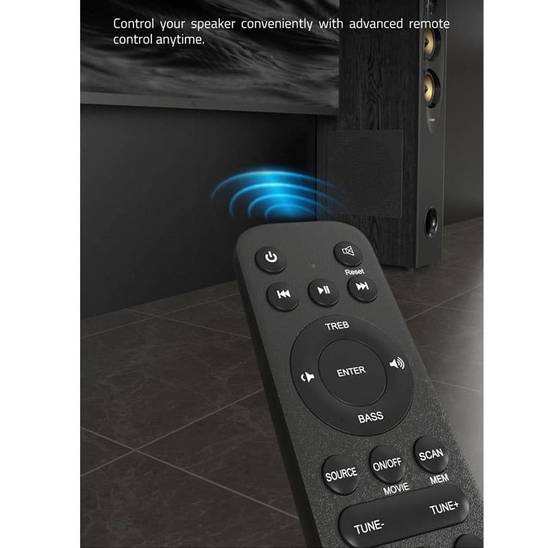 اسپیکر ایستاده بلوتوثی فندا مدل F&D T60x Pro | T60x Pro — تصویر ۴
