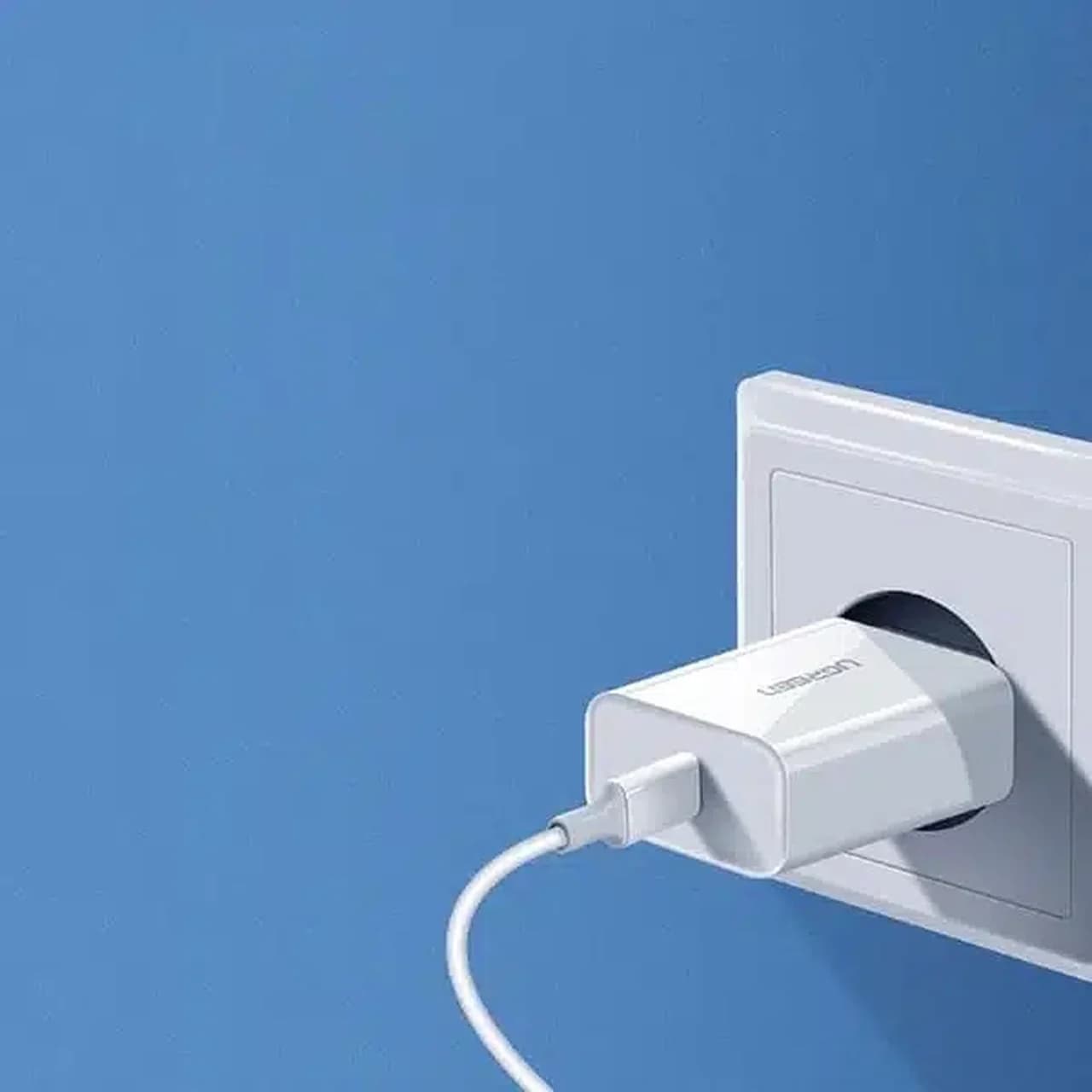 شارژر دیواری PD و فست تک پورت UGREEN مدل CD137-60450 20W – سفید (گارانتی 18 ماهه آسان پیشرو) — تصویر ۷